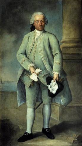 A Gentleman ca. 1785 	by Alessandro Longhi 1733-1813 	Private Collection